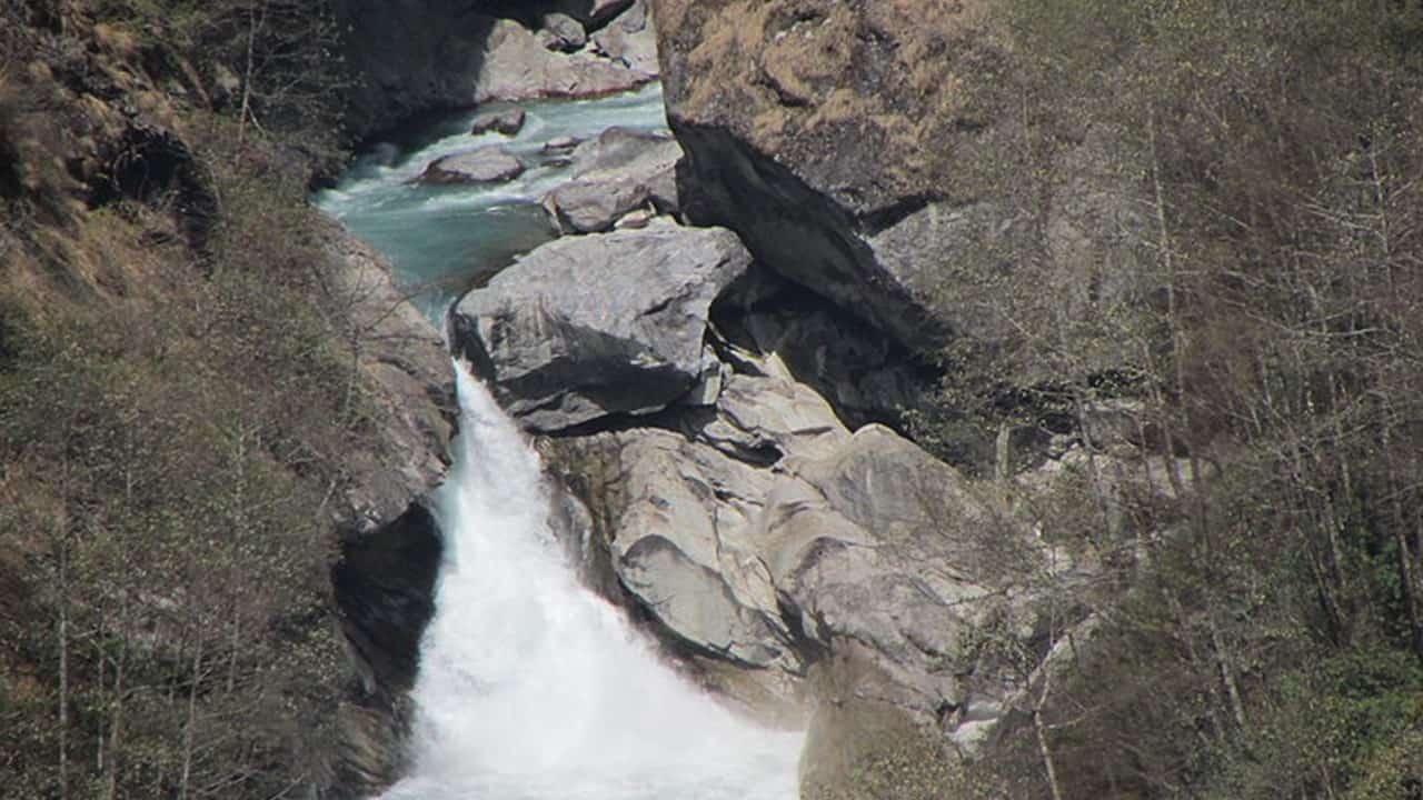 river near Mount Everest