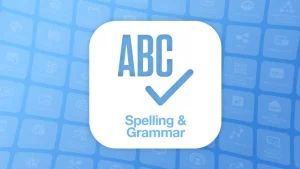 spelling and grammar